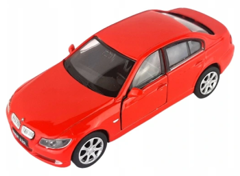 WELBM49720W - Rojo BMW 330i modelo de fricción