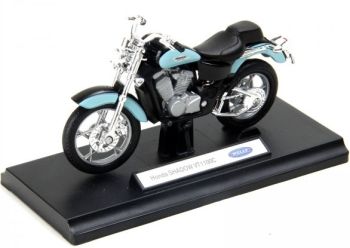 WELH19660PWJ - Moto HONDA Shadow VT1100c azul y negra