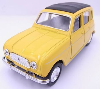 WELRE49720WF - RENAULT 4L 1961 modelo fricción amarillo