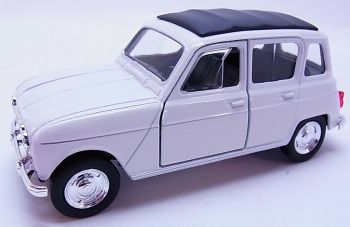 WELRE49720WH - RENAULT 4L 1961 modelo fricción blanco