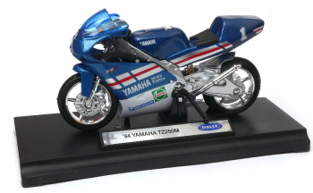 WELY19660PWF - Moto YAMAHA TZ250M 1994 #1 Yamaha Motor France azul metálico