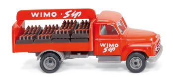 WIK034502 - Portador de plataforma HANOMAG L28 diésel 4x2 con carga sip Wimo