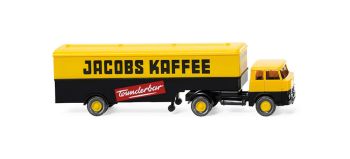 WIK051321 - HENSCHEL HS14/16 4x2 con semi caja rígida 1 eje Jacobs Kaffee