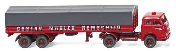 WIK051402 - MAN Pausbacke 4x2 con lona de 2 ejes semi Gustav Mauler Remscheid