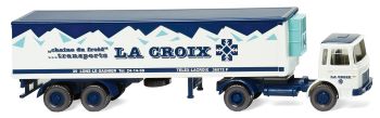 WIK052848 - SAVIEM 4x2 con remolque frigorífico 2 Ejes LA CROIX