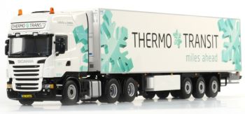WSI01-1207 - SCANIA R6 Topline 6x2 y remolque frigorífico THERMOKING transporte THERMO TRANSIT