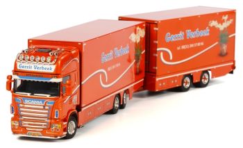WSI01-1574 - SCANIA R6 Topline portaequipajes rígido y furgoneta Gerrit Verbeek
