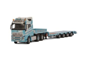WSI01-1797 - VOLVO FH4 GL 6x4 con plataforma de 4 ejes CEPELUDU