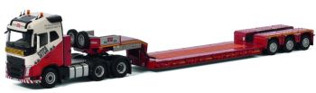 WSI01-1996 - VOLVO FH4 Globetrotter 6x4 con remolque de cama rebajada Nooteboom de 3 ejes de SITCA