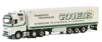 WSI01-2686 - VOLVO FH GL 6x2 con semirrefrigerador CROQUELOIS