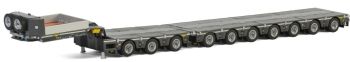 WSI04-2032 - Remolque de cama baja extensible con plataforma rodante Broshuis de 3 ejes