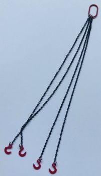 YCC308-R - Cabestrillo De Elevación Con 4 Patas De 10cm "Rojo"