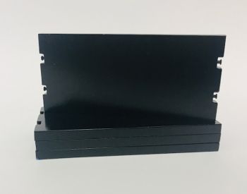 YCC604-4 - 4 platos rodantes - 11 x 5 cm - Negro RAL 9005